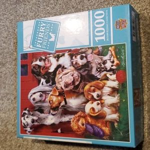 1000 piece puzzle Furry Friends